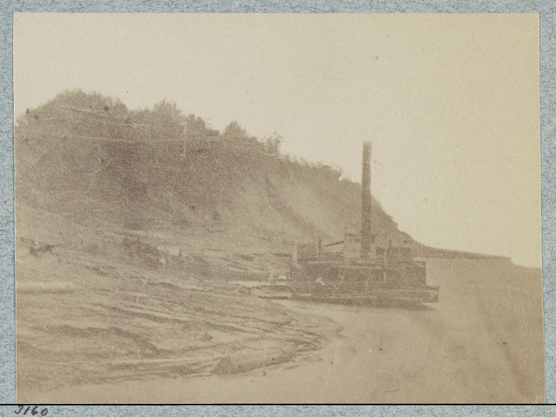 The Natchez bluffs above the Mississippi River, 1864